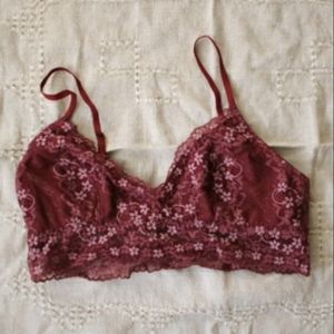 Gilly Hicks Red Lace Bralette